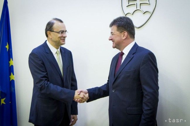 Lajcak Receives Credentials from New Brazilian Ambassador Carneiro
