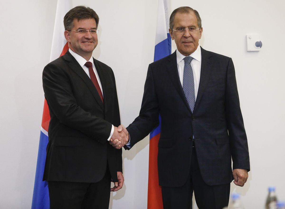 Lajcak Meets Lavrov: We're Diplomats, Dialogue Is Our Principal Duty