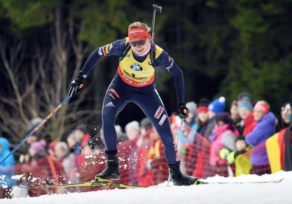 Biathlete Kuzmina Wins Pursuit Race in Oberhof