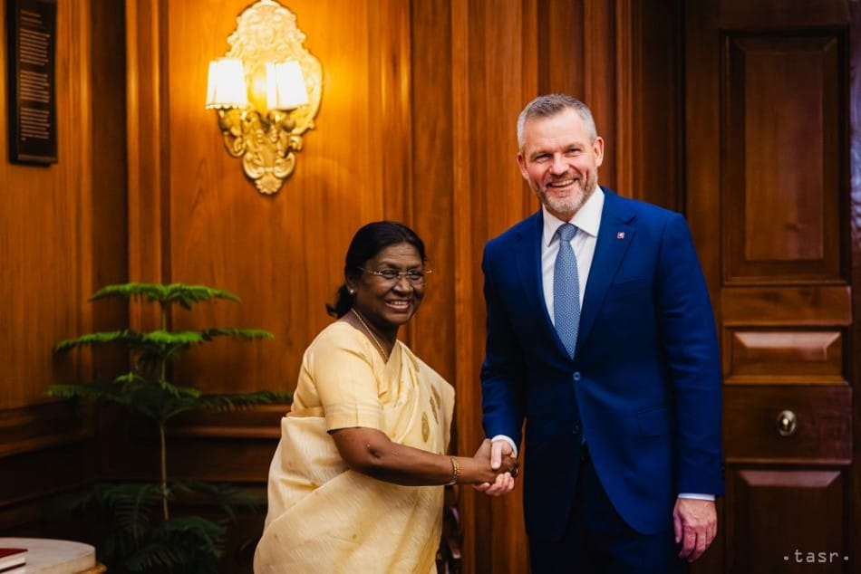 Pellegrini Meets Indian President Murmu, They Want to Develop Cooperation