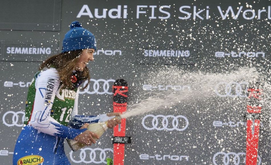 Skier Petra Vlhova Runner-up in Slalom at Semmering
