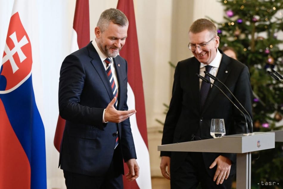 Pellegrini Meets with Latvian President in Riga, They Also Discuss Ukraine