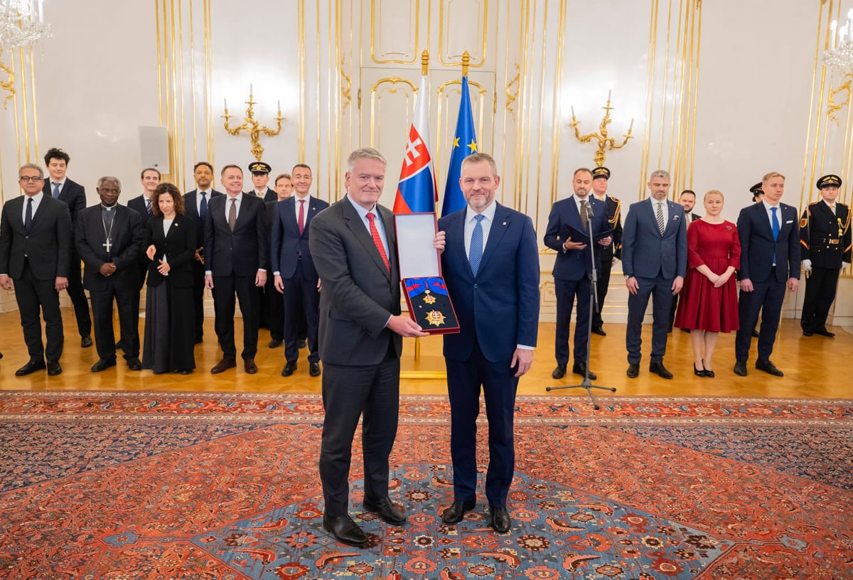 Pellegrini Bestows State Award on OECD Secretary-General Cormann
