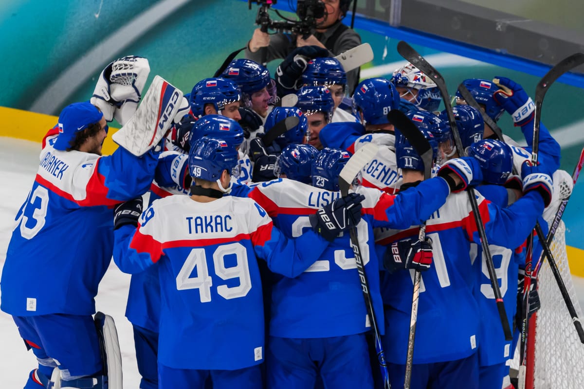 Slovak Ice-hockey Team Advances to Olympic Semi-finals after Beating Germany 6:2