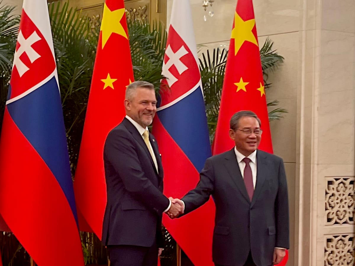 Pellegrini Discusses Cooperation with China with Li Qiang and Zhao Leji