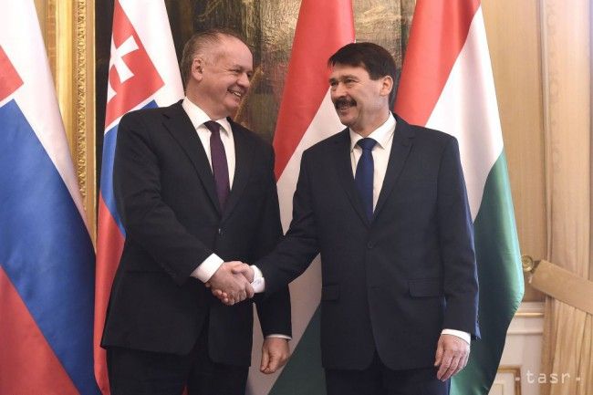 Kiska Sees Politicians' Will behind Best-ever Slovak-Hungarian Relations