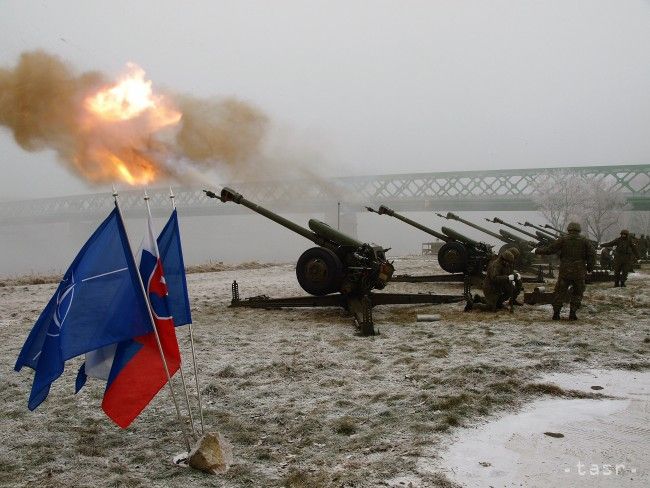 Soldiers Welcome 2017 with Traditional Gun Salute