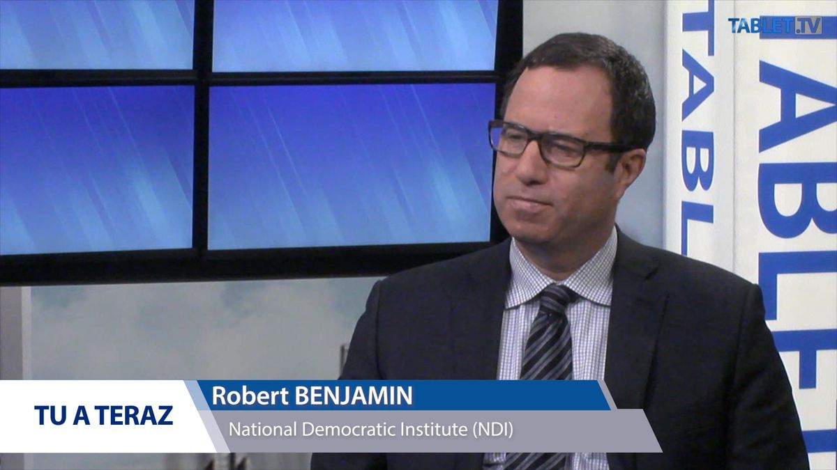 WORLD RIGHT NOW: Pavol Demes with Robert Benjamin, Regional Director for CEE Programs of National Democratic Institute (NDI)