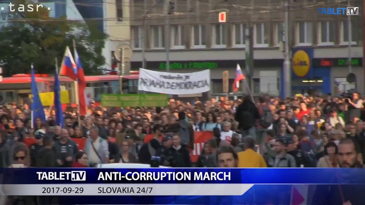Anti-corruption March Organisers Want to Meet Prime Minister Fico