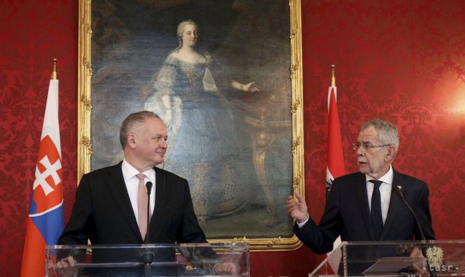 President Kiska Discusses Austrian-Slovak Ties with Van der Bellen
