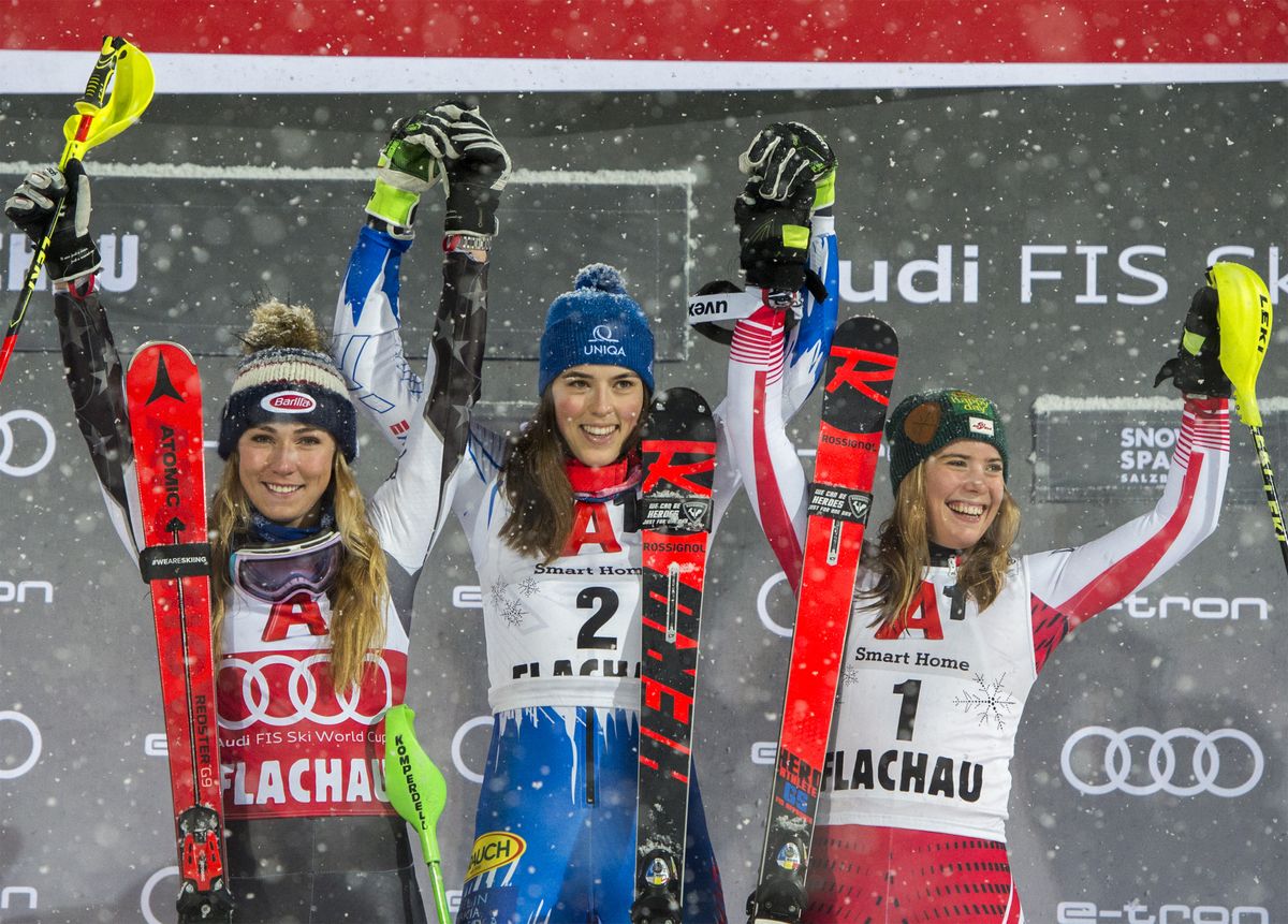 Vlhova Triumphs in Flachau, Beating Shiffrin by 0.15 Seconds