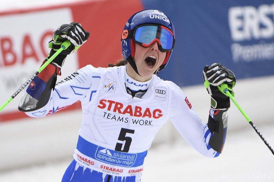 Vlhova Triumphs Third Time in Giant Slalom