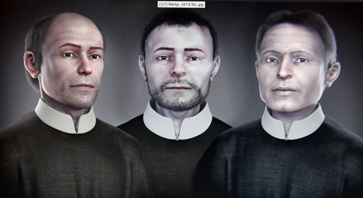 Faces of 'Three Kosice Martyrs' Reconstructed after 400 Years