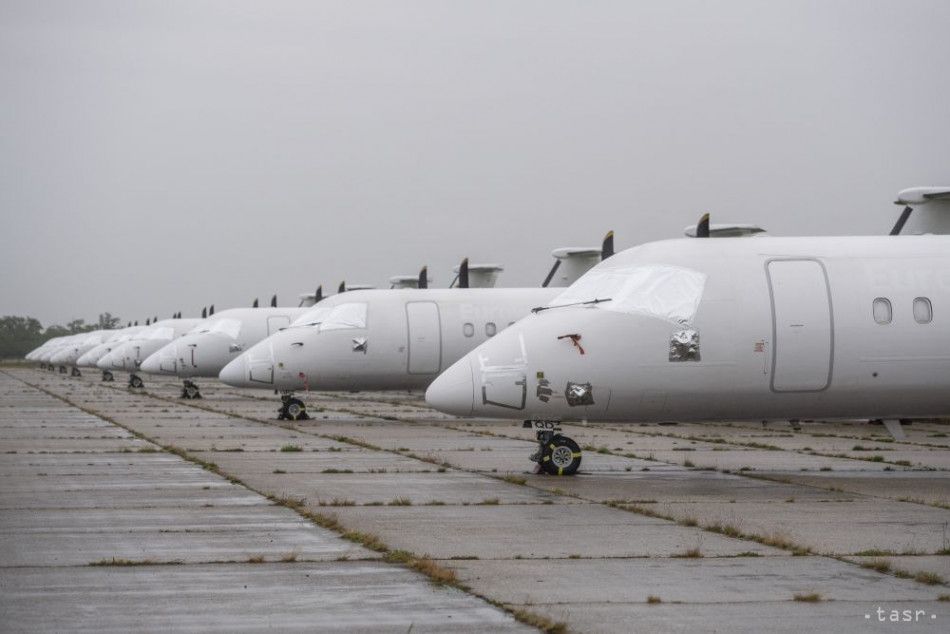Dozens of Aircraft Are Parked at Bratislava Airport for Several Months