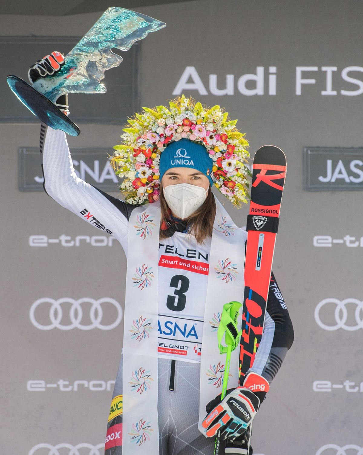 Vlhova Wins World Cup Giant Slalom Near Birthplace: "I Burst Into Tears"