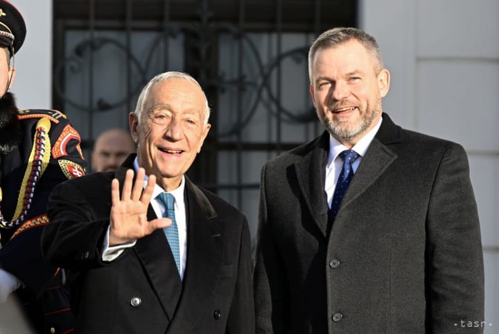 President Pellegrini Receives His Portuguese Counterpart Marcelo Rebelo de Sousa