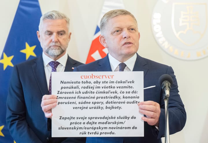Fico: Britain Paid Activists to Influence Slovak Election, We Want Explanation
