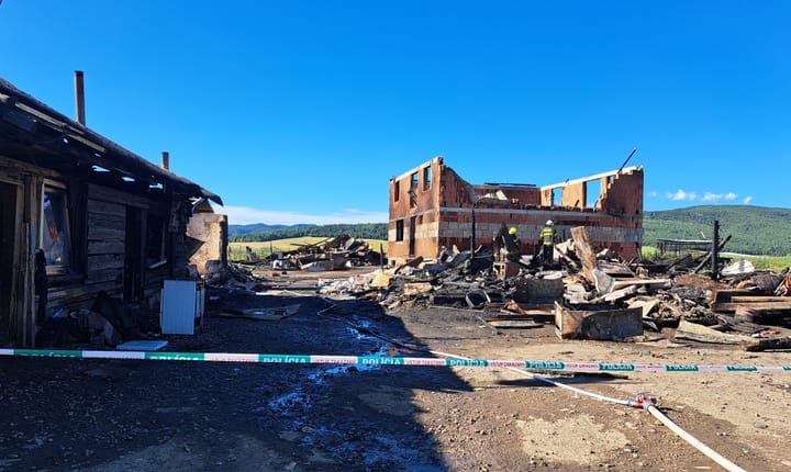 Over 140 People Lose Homes in Fire in Roma Settlement in Spissky Stiavnik