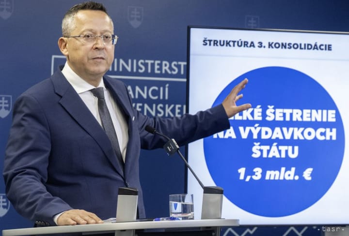 Kamenicky: Consolidation Will Include 22 Measures Worth €2.7 billion