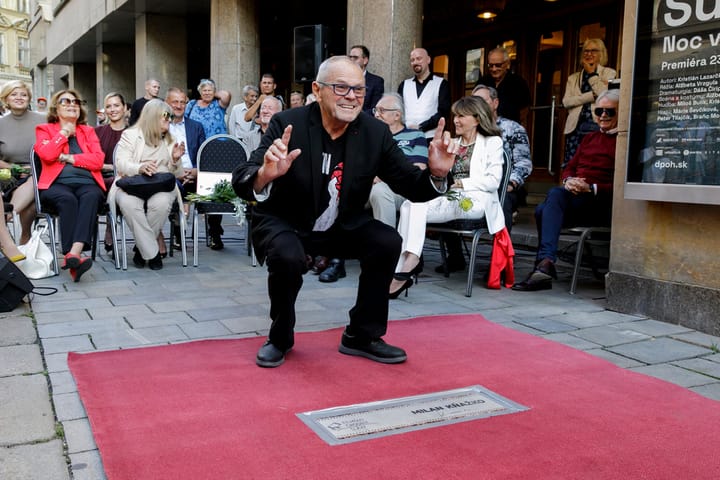 Milan Knazko Tile Added to Bratislava's Film Walk of Fame