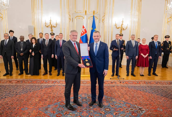 Pellegrini Bestows State Award on OECD Secretary-General Cormann