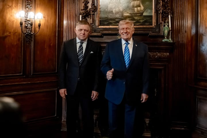 Premier Fico Meets Donald Trump in Florida, They Discuss Ukraine, EU and Energy