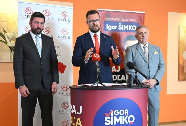 Elections26: Smer-SD to Back Voice-SD's Igor Simko for Kosice Region Governor