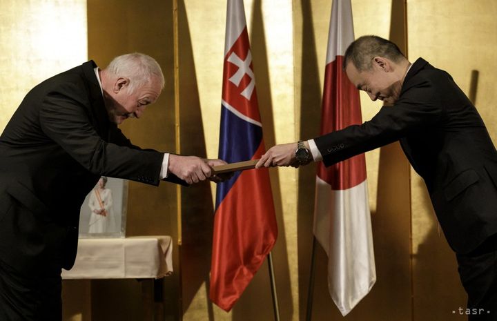 Sebej First Slovak to Be Presented with Japan's Order of Rising Sun