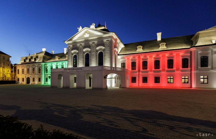 Presidential Palace to Be Lit in Italian Tricolour