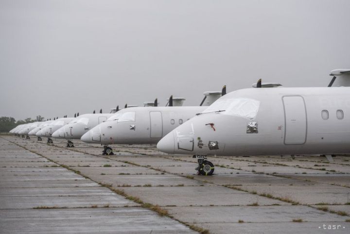 Dozens of Aircraft Are Parked at Bratislava Airport for Several Months